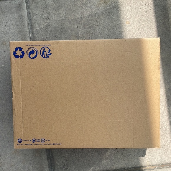 2 ASICS Empty Packaging Storage Dust Blue With Laces Backpack Plastic Bag & Box - Picture 7 of 11